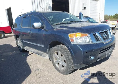 2014 Nissan Armada Platinum from USA, damaged, VIN 5N1BA0NEXEN600511